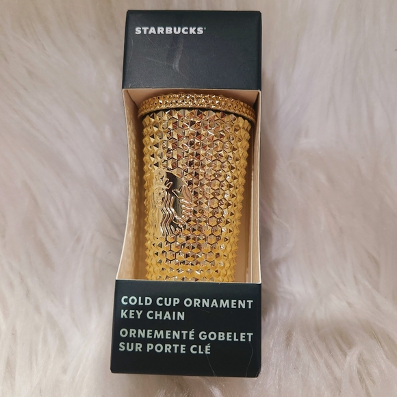 Starbucks key chain gold ornament - Picture 1 of 1